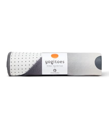 Manduka Yogitoes Hot Yoga Mat Towel - 71" | Moisture Activated Grip | Patented Silicone Nubs | Highly Absorbent, Durable & Easy Care | Made from Recycled Materials | 71 x 24 Inches | Diamond Array - color: Diamond Array, size: 71" x 24"