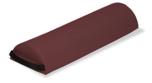 EarthLite Massage Bolster Pillow Half Jumbo, 29in Length x 9in Width x 4.5in Height - color: Burgundy