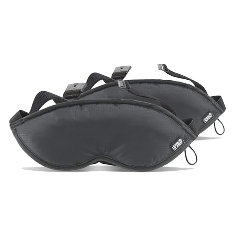 Lewis N. Clark Comfort Sleep Mask | Eye Mask for Travel | Comfortable & Breathable | Light Blocking & Adjustable | 2 Pack | Black - color: Black, size: 2 Count (Pack of 1)