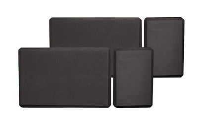 4-Pack High-Density EVA Yoga Blocks (9”x6”x4”) – Non-Slip, Supportive Foam Blocks for Stretching, Balance, Pilates & Home Workouts