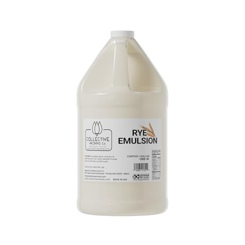Collective Aromas Co. Rye Emulsion for Baking, Concentrated Rye Flavoring for Bread, Cookies, Cakes & Frosting, Heat-Stable Liquid, 1 Gallon 128 fl oz, Kosher, Made in USA - size: Rye - 1 Gallon (128 fl oz)