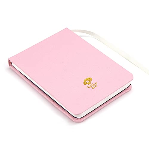 Paul Rubens Art Supplies Watercolor Paper, 100% Cotton Hot Press Watercolor Journal 3.8’’ x 5.2’’, 20 Sheets (140lb/300gsm), Acid-Free for Watercolors, Gouache, Acrylics - color: Pink Cover, size: 3.8’’ x 5.2’’