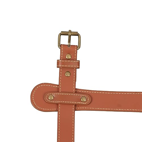 PU Leather Blanket Carry Strap with Adjustable Buckles Tear Portable Yoga Mat Straps for Picnic Camping Beach Towel Blanket Strap