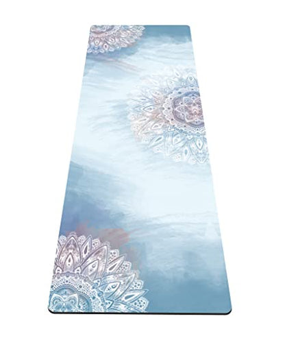 nuveti Yoga Mat Print Extra Thick TPE Non Slip Fitness Exercise Mat with Carrying Bag,72"x24" Extra Thick 6MM Exercise & Workout Mat for Yoga, Pilates Fitness and Floor Exercises - color: DaXia