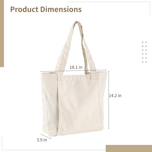 Women's Yoga Mat Bag, Canvas Tote Bag with Carrier Pocket, Shoulder Bag, Large Capacity for Yoga Gear, Office, Travel, Gym