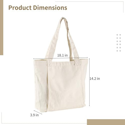 Women's Yoga Mat Bag, Canvas Tote Bag with Carrier Pocket, Shoulder Bag, Large Capacity for Yoga Gear, Office, Travel, Gym