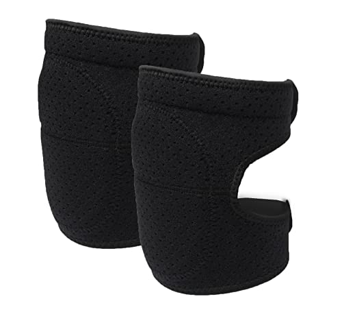 Knee Pads with Thick Foam Adjustable Non-Slip Knee Pads for Work Garden Cleaning Flooring Yard Dance Yoga Construction Collision Avoidance Kneeling Sleevedd for Men