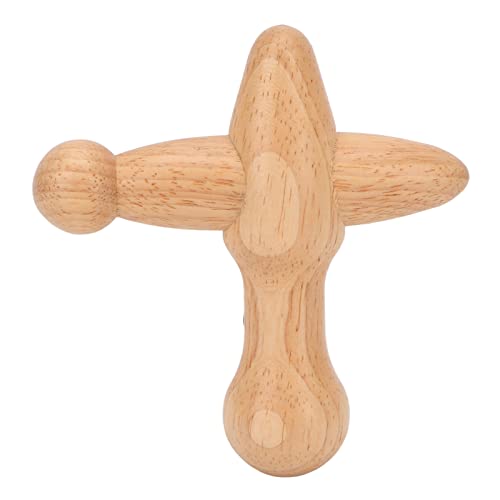 Trigger Point Massager Tool, Wood Deep Tissue Acupressure Massage Tools for Full Body Relaxing, Handcrafted Thumb Saver Massager