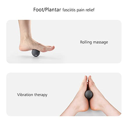 5.1cm(2인치) 미니 마사지 볼, 손바닥, 손, 발, 다리, 목, 등, 트리거 포인트 근육 테라피 볼, 근막 이완, 족저근막염, 퍼플 - color: 퍼플.