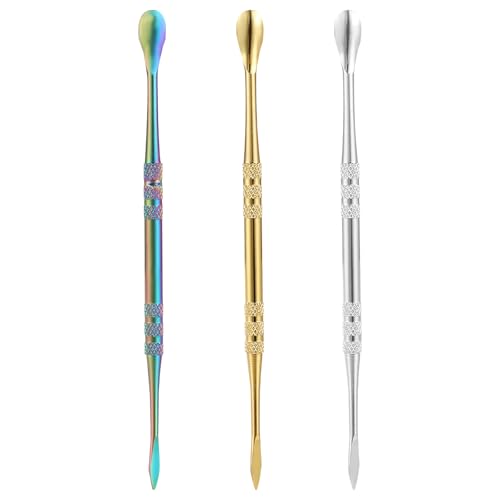 3pcs Wax Carving Tools Set, Stainless Steel Sculpture Tool Wax Tools Kit Sculpting Tool Spoon, Wax Carving Tool Set for Carving Modeling
