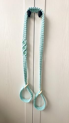 kiido Macrame Yoga Mat Carrying Strap [MAT NOT Included], Hand Woven Multi-Purpose Strap/Carrier - color: Mint Green