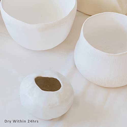 Air Dry Clay 10 LBs, Pottery Modeling Clay for All Purpose Hand Modeling and Throwing, Non-Toxic (Gray) - color: Gray