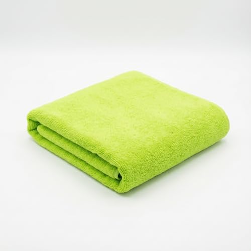 Dalisa Bench Hood Gym Towel, 100% Turkish Cotton, Non-Slip, Lime Green - color: Lime Green