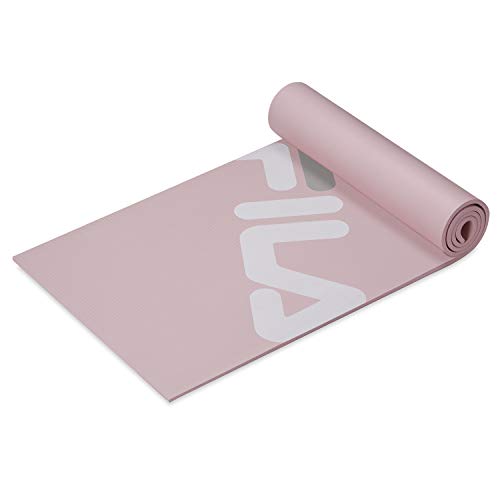 FILA Accessories Exercise Mat - Extra Thick Yoga Mat for Fitness & Floor Gym Workouts - Includes Carrier Strap, 72" L x 24" W