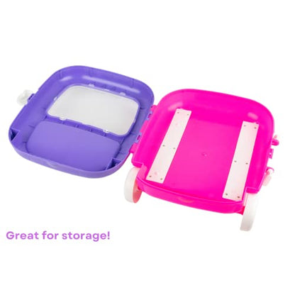 Innovative Designs Gabby’s Dollhouse Color and Roll Activity Set with Carrying Case, Stickers, & Art Supplies - style: GabbysDollhouse