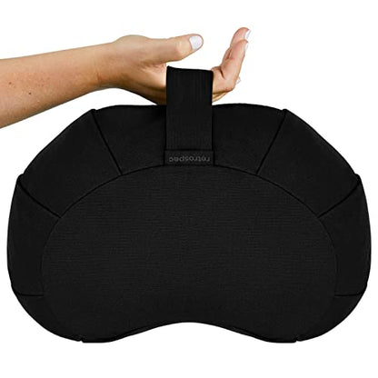 Retrospec Sedona Meditation Cushion, Buckwheat Pillow, Meditation Pillow - color: Black, size: 1 Count (Pack of 1)