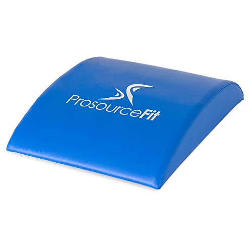 ProsourceFit Abdominal Ab Mat 15x12, High Density Core Trainer for Workouts, Conditioning, Posture Support, and Crunch Exercises; Home Fitness Equipment - color: Blue