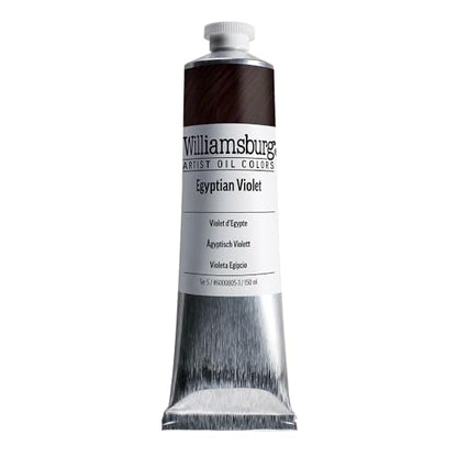 Williamsburg Artist Oil Colors, Egyptian Violet, 150 ml Tube | Artist grade oil paint delivering rich texture, high pigment load, and distinctive handmade character. - color: Egyptian Violet, size: 5.07 Fl Oz (Pack of 1)