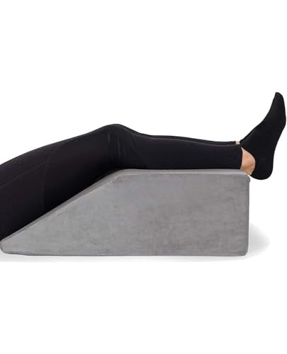 Leg Elevation Pillow - Memory Foam Leg Elevating Pillow | Leg Rest Wedge - Leg Pillow Elevation Blood Circulation | Relieves and Recovers Foot & Ankle Injuries | Foot Elevation Pillows for Swelling - style: Leg Elevation