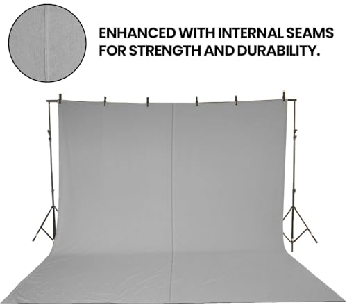 Silver Canvas Drop Cloth (6 x 9 Feet - Pack of 2) - Recycled Cotton Painters Drop Cloth for Painting, Furniture & Floor Protection - All Purpose Canvas tarp with Double Stitched Edges - size: 6' x 9' - Pack of 2