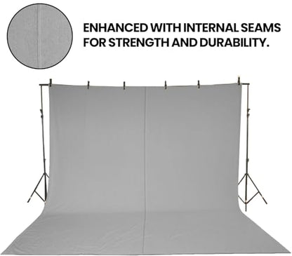 Silver Canvas Drop Cloth (6 x 9 Feet - Pack of 2) - Recycled Cotton Painters Drop Cloth for Painting, Furniture & Floor Protection - All Purpose Canvas tarp with Double Stitched Edges - size: 6' x 9' - Pack of 2