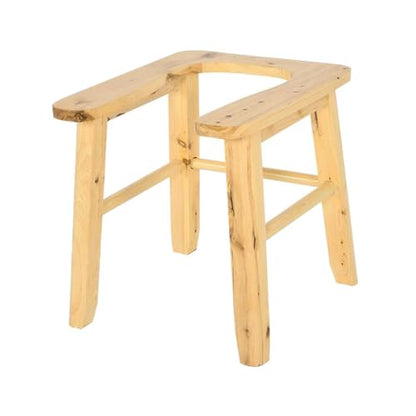 Wooden U-Shape Steam Seat with Four Legs,Yoni Steamer Stool