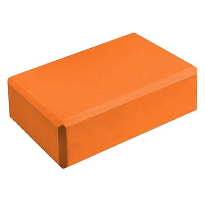 3in Yoga Blocks Bulk, 10 Pack, 3x6x9in - color: Orange