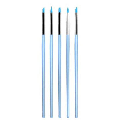 20Pcs Silicone Sculpting Tools, Colorful Clay Sculpting Tools, Multi-Shape Silicone Brushes, Pottery Modeling Tools for Polymer Clay, Ceramics, Nail Art, Fondant & Craft DIY - color: Mix