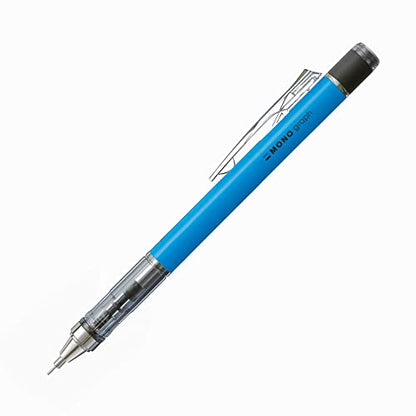 Tombow Mechanical Pencil, Monograph 0.5mm, Neon Blue (DPA-134B) - color: Neon Blue