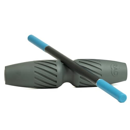 RAD 2-in-1 Muscle Flushing Kit – Includes Exercise Foam Roller & Massage Roller Stick – Deep Tissue Myofascial Release, Muscle Recovery Tools for Mobility & Performance - style: Flushing Kit