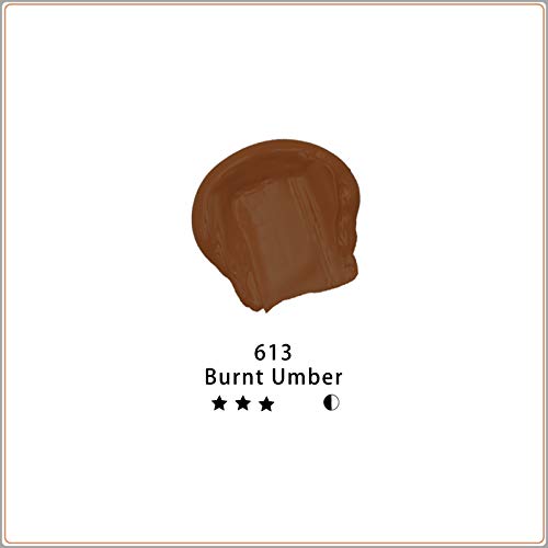 Artecho Acrylic Paint, Burnt Umber Paint (120ml / 4.05oz) Tubes, Art Craft Paints for Canvas, Rock, Stone, Wood, Fabric, Art Supplies | Semi Glossy Finish, High Pigment Rich Color Craft Paint for Canvas, Rocks, Wood, Fabric, Ceramic, Non-Toxic - color: Bu