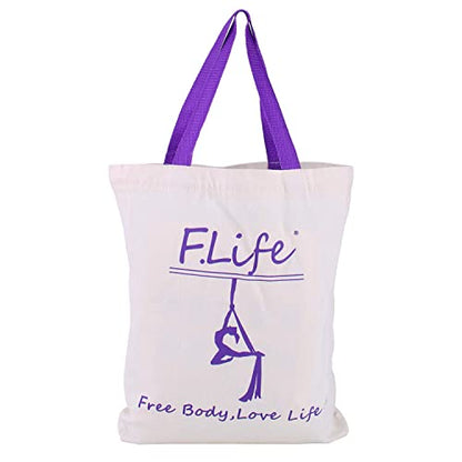 F.Life Aerial Silk Yoga Hammock & Swing for yoga Inversion,Strength training,starter hardware kit - color: blue