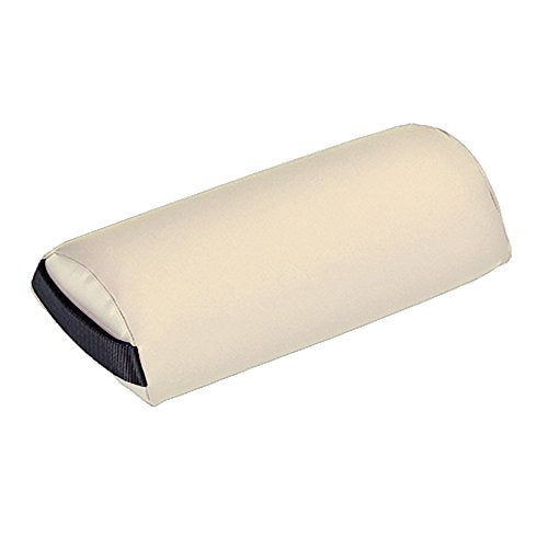 EARTHLITE Necl Pillow – Durable Massage Bolster, 100% PU Upholstery incl. Strap Handle/Professional Quality/Back Pain Relief, Vanilla Crème - size: Approx 15.25cm x 7.6cm x 33cm