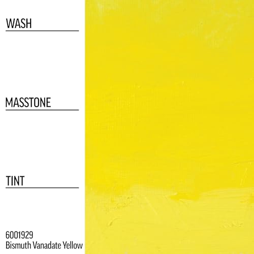 Williamsburg Artist Oil Colors, Bismuth Vanadate Yellow, 37 ml Tube | Artist grade oil paint delivering rich texture, high pigment load, and distinctive handmade character. - color: Bismuth Vanadate Yellow, size: 1.25 Fl Oz (Pack of 1)
