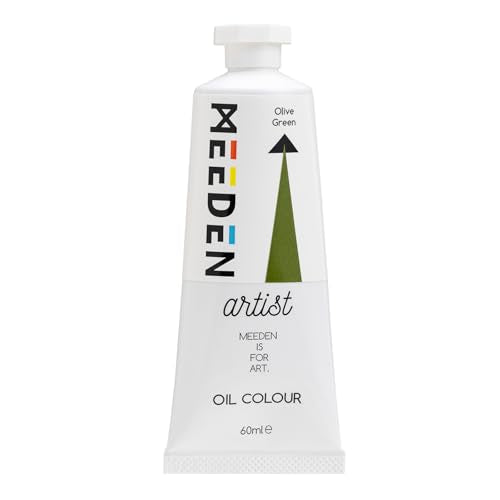MEEDEN Artist Grade Oil Paint: Olive Green - 60ml/2oz Tube | Professional Art Paints and Supplies for Canvas Painting - color: Olive Green, size: 2 Fl Oz (Pack of 1)