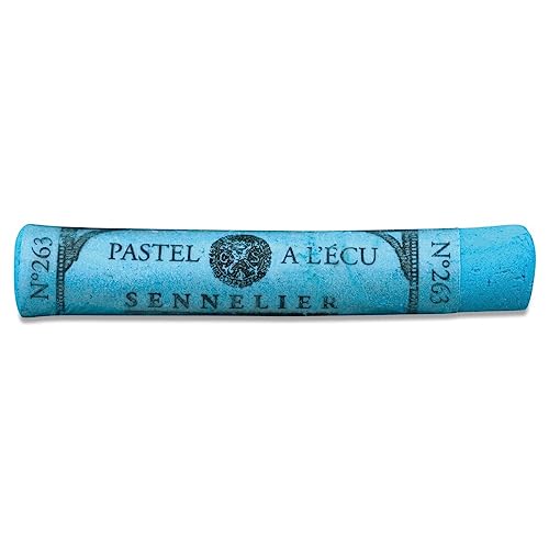 SENNELIER Extra-Soft French Pastel for Professional Artists, Cerulean Blue 263 - color: Blue