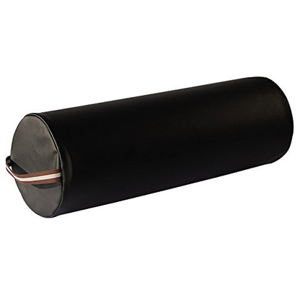 Master Massage 9"x26" Extra Large Full Round Bolster - Black - color: Black, size: 9" Full Round