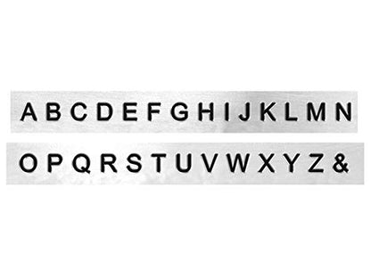 ImpressArt - Basic Letter 1.5mm Uppercase Metal Stamp Sets for Metal Stamping Projects and Handmade Jewelry - color: Sans Serif (1.5mm), size: Uppercase