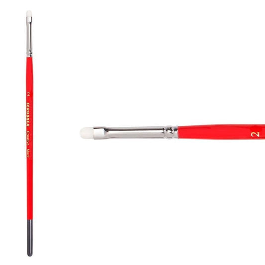 Creative Mark Scrubber Watercolor Brushes - Professional Watercolor Brushes for Scrubbing, Blotting, Re-Shaping Edges, and More! - # 2 - size: #2