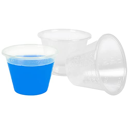 Disposable Medicine Cups 500 Pack - 1 oz Graduated Plastic Measuring Cups for Liquid Medication, Pills, Mouthwash, Medical Dosing & DIY Crafts - size: 500 Pack