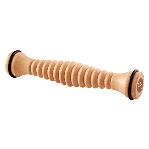 Body Back Wooden Foot Roller - Wood Therapy Massage Tool for Plain Relief | Wooden Cellulite Massage Tool, Full Body Massage Roller, Foot Massager For Plantar Fasciitis, Stress Relief, And Relaxation - style: Single