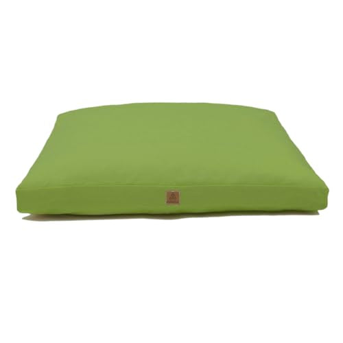 Zabuton Meditation Mat (36"×28"×3") Luxurious Meditation Cushion for Kneeling Sitting Large Floor Pillow Zafu/Bench-Washable Cotton Cover 100% Organic Cotton Filling (Green) - color: Green