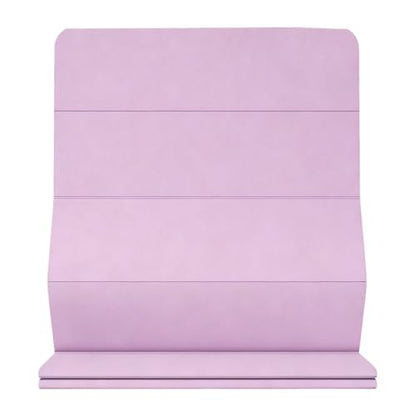 Yoga Mat, Foldable Exercise Mat, Portable FitnessMat, Thickened TPEmat for Yoga, Pilates, Stretching, Non Slip Cushion with 8mm Thick, Compact Design, 72x31 Inch - color: Purple