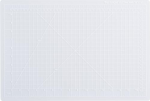 Dahle Vantage 10681 See-Through Premium Self-Healing Cutting Mat, 12"x18", 1/2" Grid, 5 Layers for Max Healing, Perfect for Crafts & Sewing, Clear - color: Clear, size: 18"L x 12"W