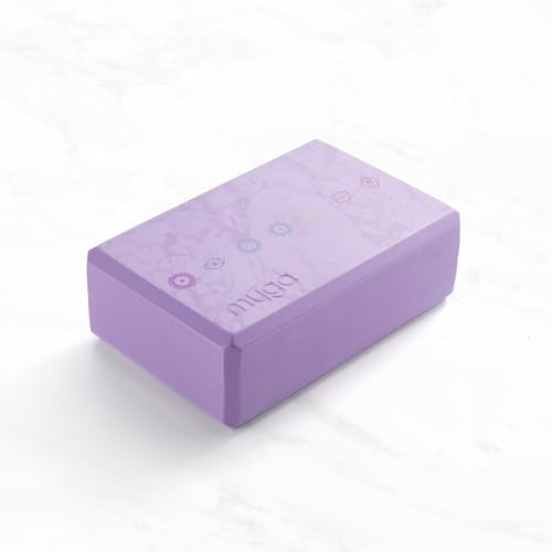 MYGA Yoga Block,Lightweight EVA Foam Yoga Brick,High Density Non-Slip Block for Yoga Poses, Pilates, Balance and Flexibility - color: Chakra, size: One Size