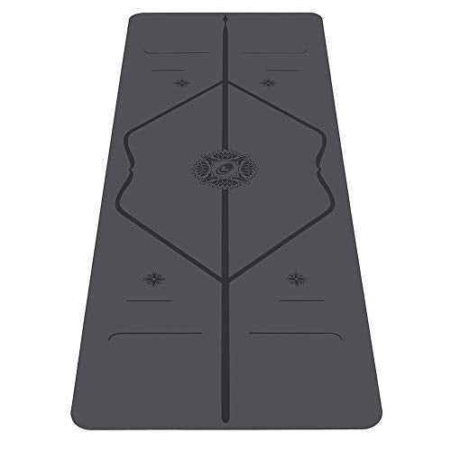 Liforme Special Yoga Mat - Patented Alignment Design, Ultimate Grip - color: Gray