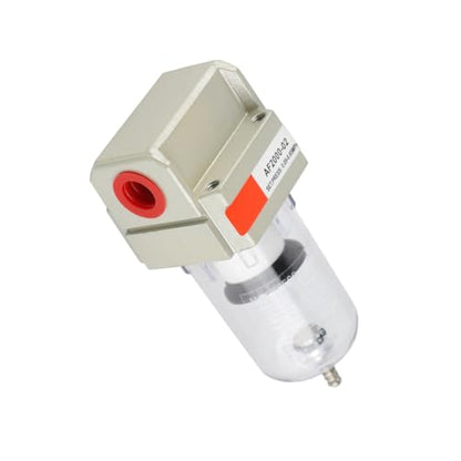 Joyzan Water Oil Separator Filter, Air Compressor Replacement AF2000 | Pneumatic 1/4 inch NPT Inlet Outlet Particulate Airbrush Moisture Trap Cleaner Compressed in Line Dryer Fitting Paint Spray