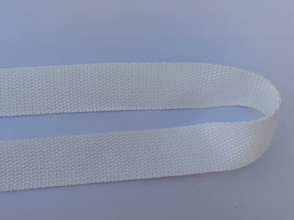 1 Inch Cotton Webbing 10 Yards Cotton Strap for Tote Canvas Bags Crafts Sewing (2029 White) - color: 2029 White
