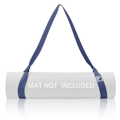 Slim Panda Yoga Mat Straps for Carrying, Adjustable Yoga Mat Carrier Sling Fits All Mats(Mat Not Included) - color: Oasis Blue, size: 72 inches
