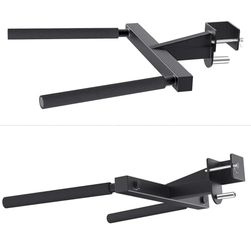 SELEWARE Squat Rack Attachment for Power Cage with 5/8" or 1" Holes - color: A: Dip Bar Attachment(3x3 Rack, 5/8 & 1" hole)
